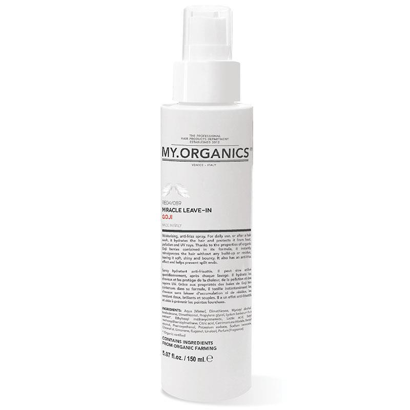 【MY.ORGANICS】 枸杞奇蹟免沖洗噴霧150mL Miracle Leave-In Goji Spray 150mL