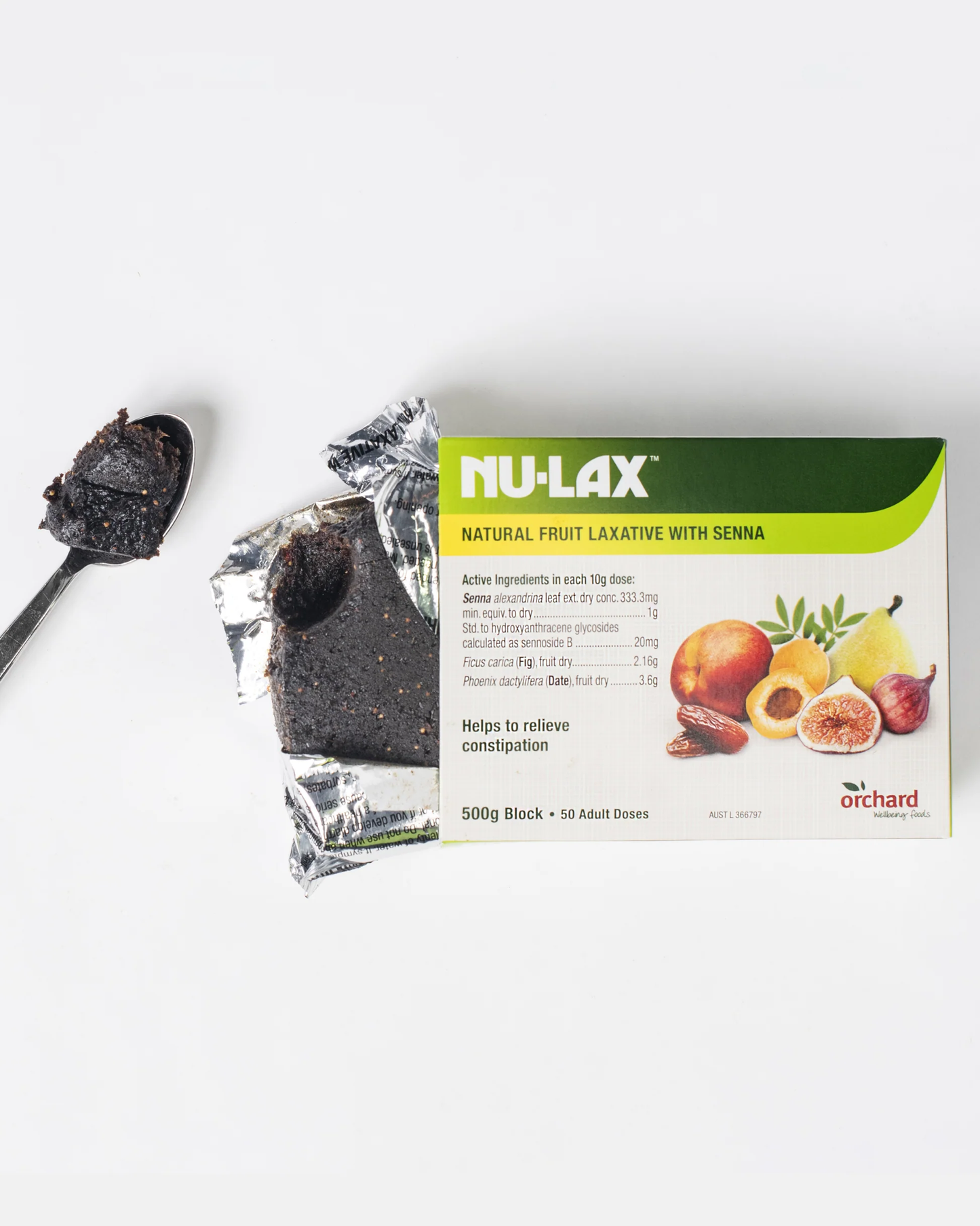【NU-LAX】樂康膏 500g Natural Fruit Laxative Block with Senna 500g