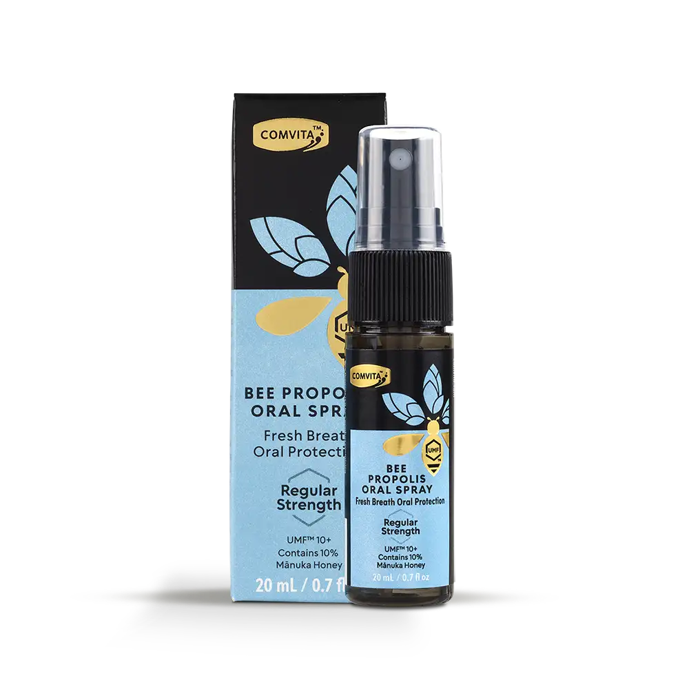 新包裝【COMVITA 康維他】蜂膠噴劑-日常款 20mL Propolis Oral Spray Regular Strength 20mL