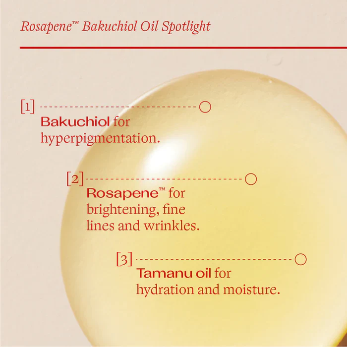 【trilogy】視黃醇精華油30mL (EXP:06/2027) Rosapene Bakuchiol Oil, 30mL