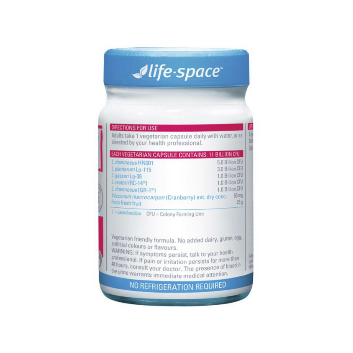 預購【Life Space】女性益生菌-添加蔓越莓 60顆 Urogen Probiotic For Women 60 Capsules