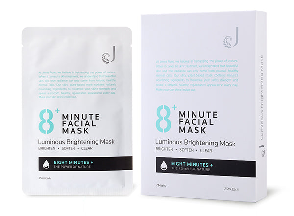 【Jema Rose】8分鐘 提亮靚白面膜 保濕補水面膜 山羊奶修護面膜 8+ FACIAL MASKS