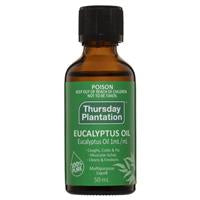 【Thursday Plantation 星期四農莊】尤加利精油 50mL 有效日期 2026.04 100% Pure Eucalyptus Oil 50mL