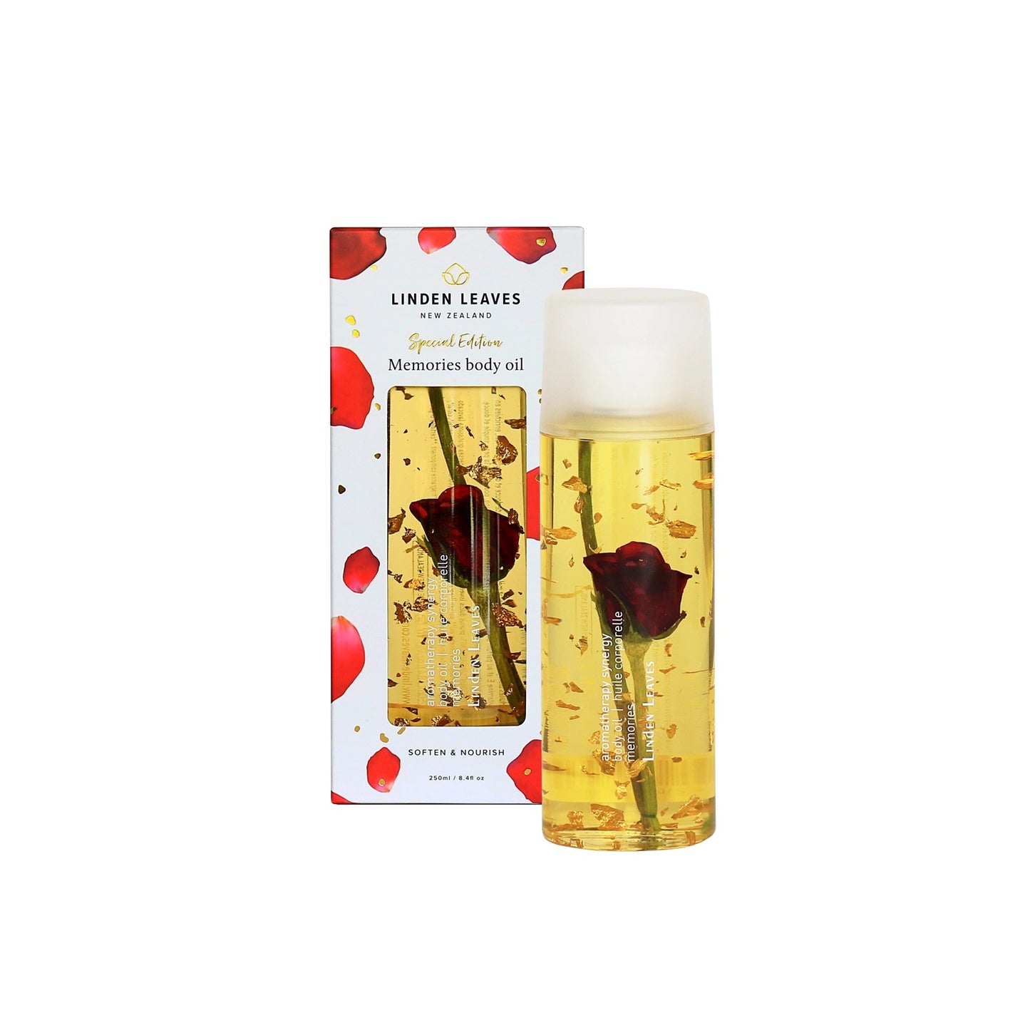 【Linden Leaves】金箔甜蜜回憶身體沐浴按摩油 250mL Memories Body Oil – Gold Edition 250mL