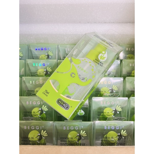 【BEGGI】 植物精油驅蚊噴霧75mL (EXP:05/2026) Essential Oil Herbal Spray 75mL