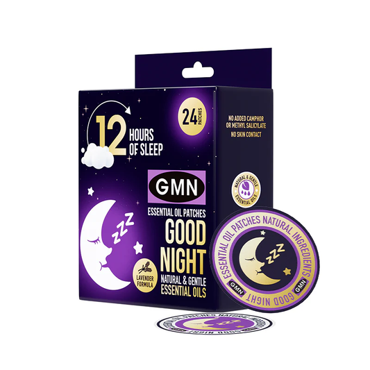 【BEGGI】GMN 精油晚安貼 12小包 共24片 (EXP:01/2027) GMN Good Night Essential Oil 24 Patches