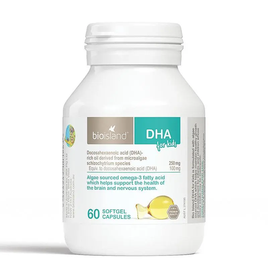 預購【Bio Island】 嬰幼兒DHA 60粒 DHA Kids 60 Capsules