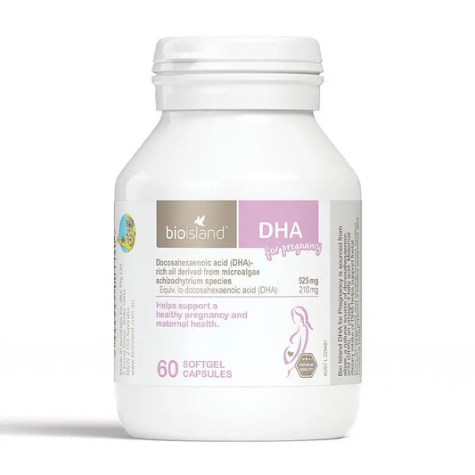 【Bio Island】孕婦DHA 60粒  DHA for Pregnancy 60 Softgel Capsules