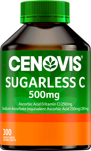 【CENOVIS】維他命C咀嚼片500mg 300錠 Sugarless C 500mg Vitamin C 300 chewable tablet