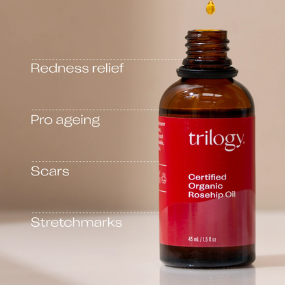 【trilogy】經典玫瑰果油 45mL (EXP:08/2026) Certified Organic Rosehip Oil 45mL