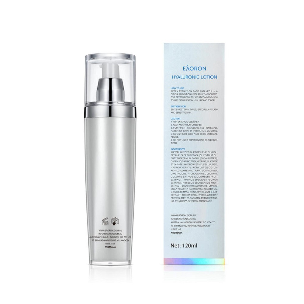 【EAORON】透明質酸保濕乳液120mL (EXP:24/10/2027) Hyaluronic Lotion 120mL