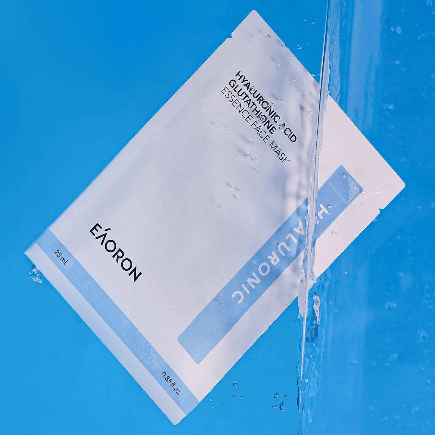 【EAORON】透明質酸谷胱甘肽精華面膜5片/盒 (EXP:19/06/2026) Hyaluronic Acid Glutathione Essence Face Mask