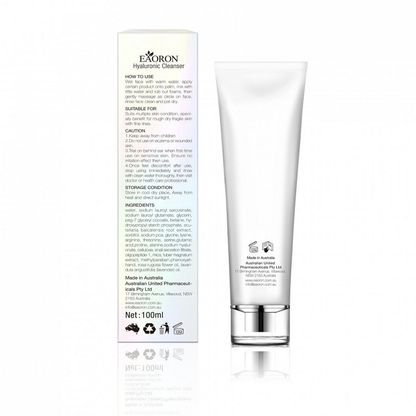 【EAORON】 透明質酸潔面乳100mL (EXP:12/02/2028) Hyaluronic Cleanser 100mL