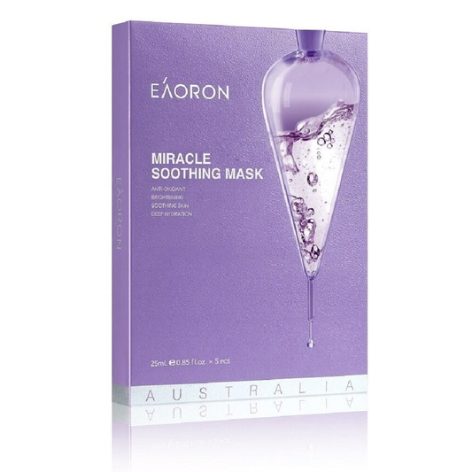 【EAORON】藍楹花奇蹟舒緩面膜5片/盒 (EXP:11/10/2026) Miracle Soothing Mask