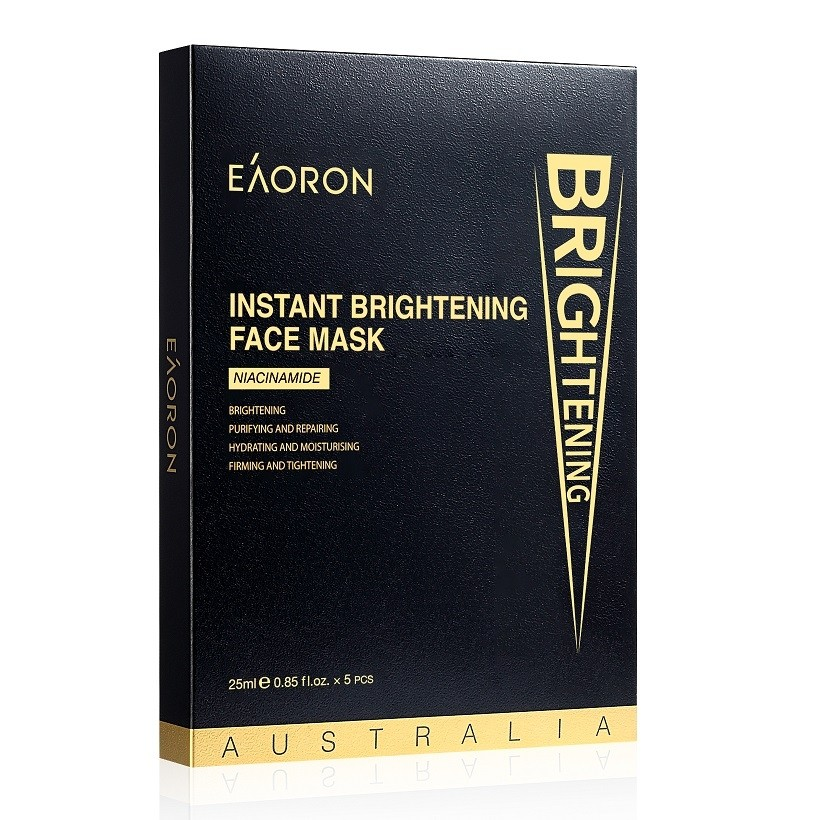 【EAORON】提亮煥白面膜5片/盒 (EXP:18/06/2027) Instant Whitening Face Mask