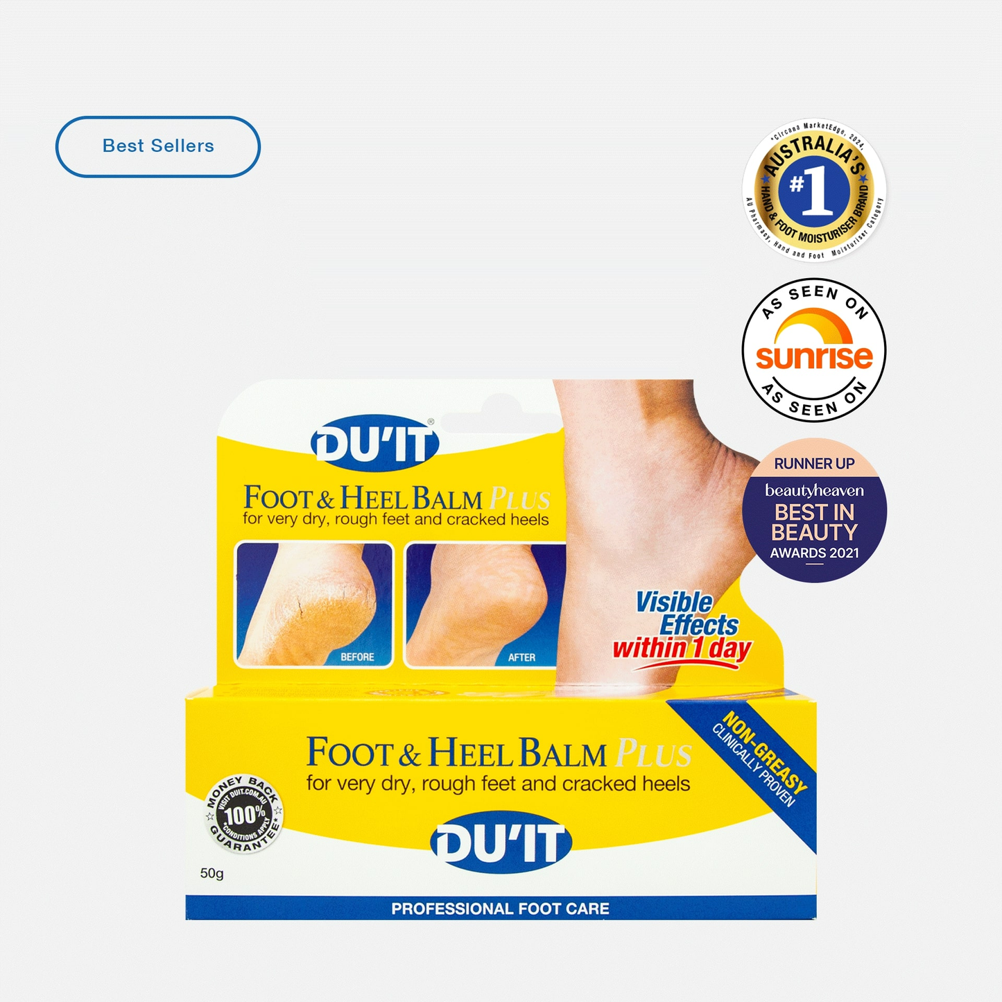 【DU'IT】腳跟修護霜 50g Foot & Heel Balm Plus Dry Skin Foot Cream 50g
