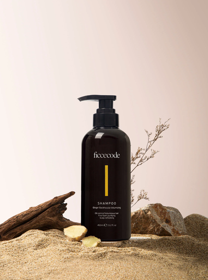 【ficcecode 菲斯寇】生薑豐盈洗髮精300mL (EXP:01/2027) Ginger Repair & Care Shampoo 300mL