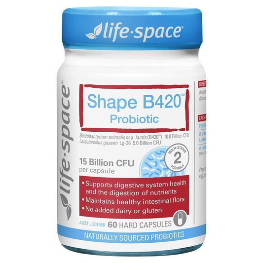 預購【Life Space】 B420 塑身益生菌 60顆 Shape B420 Probiotic 60 Capsules