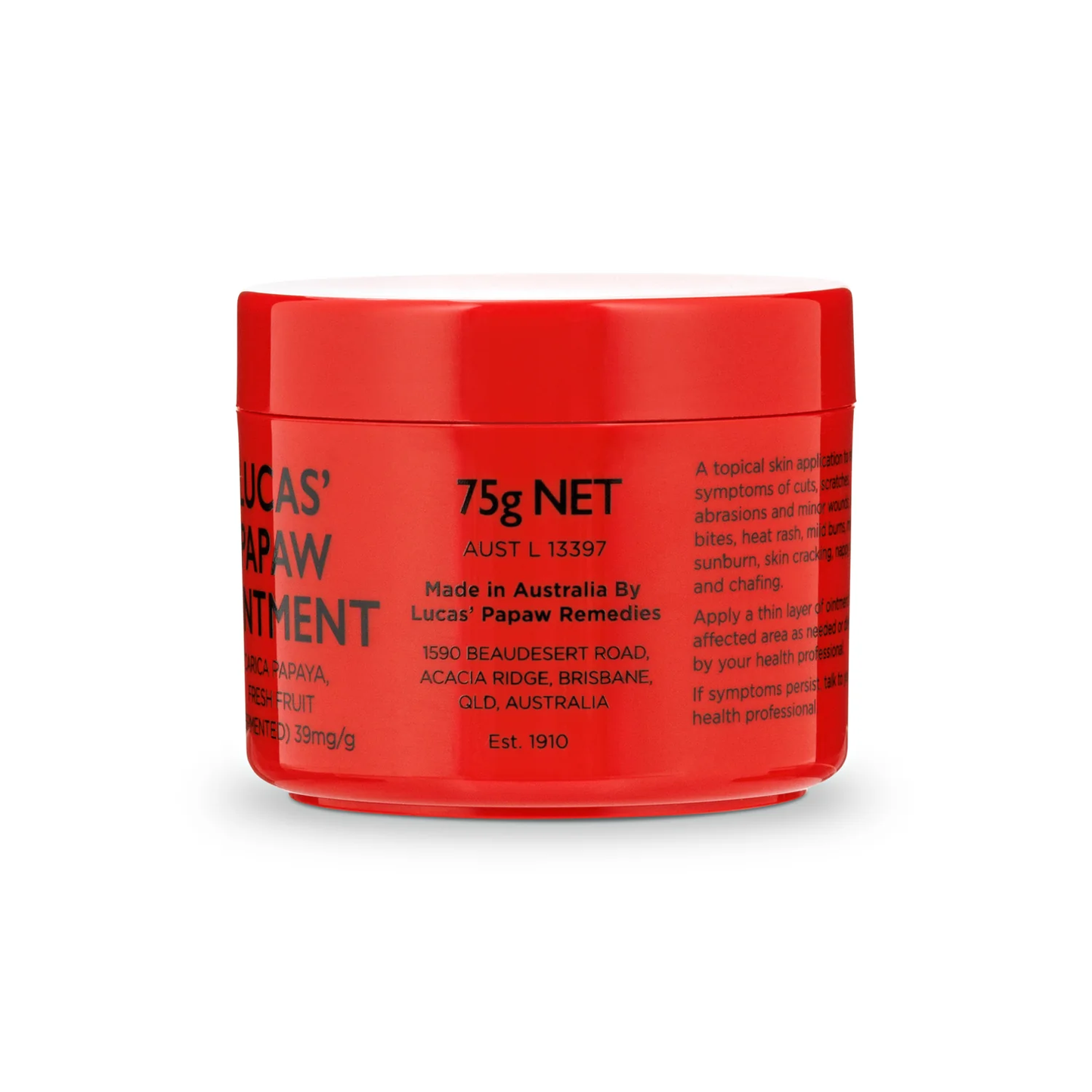 【Lucas】萬用木瓜霜75g (EXP:01.2027) Lucas' Papaw Ointment - 75g jar