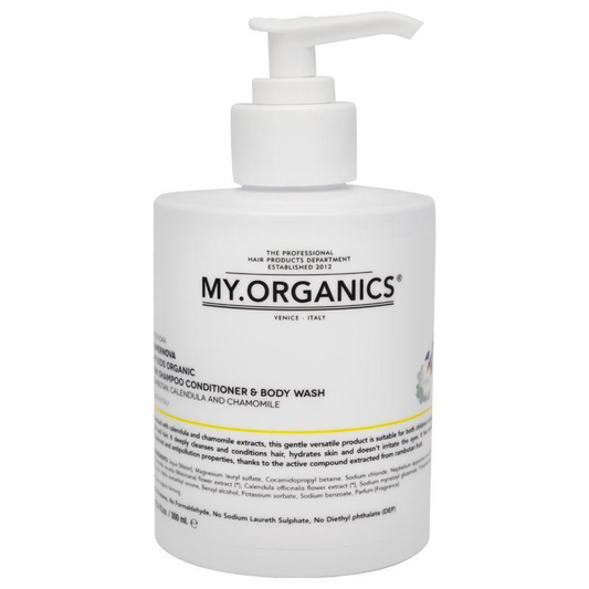 預購【MY.ORGANICS】兒童三合一沐浴露 300mL Kids 3in1 Shampoo Conditioner & Body Wash 300ml