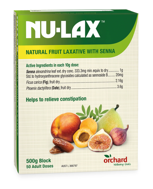 【NU-LAX】樂康膏 500g Natural Fruit Laxative Block with Senna 500g