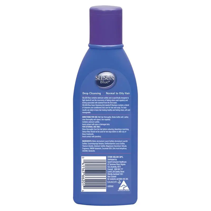 【Selsun】 Blue 深層清潔洗髮乳 200mL (EXP:03/2028) Deep Cleansing Anti-Dandruff Shampoo 200mL