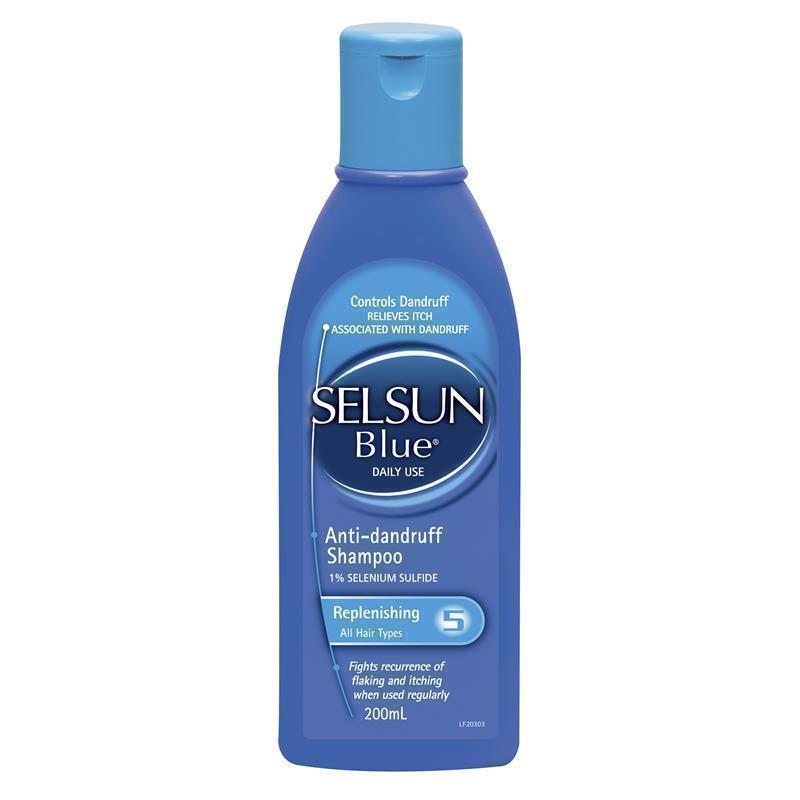 【Selsun】Blue 保濕補水洗髮精 200mL (EXP:03/2028) Replenishing Anti-Dandruff Shampoo 200mL