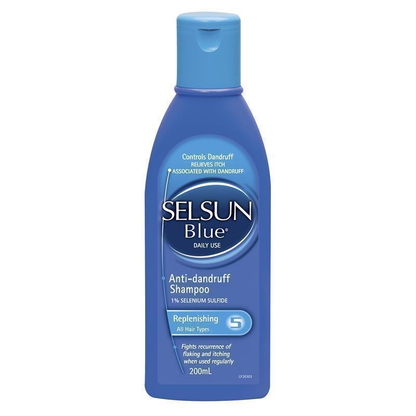 【Selsun】Blue 保濕補水洗髮精 200mL (EXP:03/2028) Replenishing Anti-Dandruff Shampoo 200mL