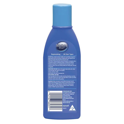 【Selsun】Blue 保濕補水洗髮精 200mL (EXP:03/2028) Replenishing Anti-Dandruff Shampoo 200mL
