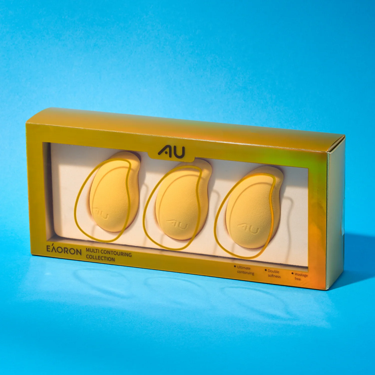 【EAORON】芒果美妝蛋 3入組 Set of 3 - AU Mango Blender