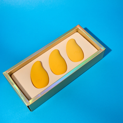 【EAORON】芒果美妝蛋 3入組 Set of 3 - AU Mango Blender