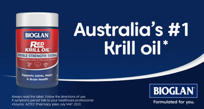 即期品【BIOGLAN】紅磷蝦油1000mg 60顆 (EXP:10/2025) Red Krill Oil 1000mg 60 Capsules