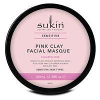 【SUKIN】抗敏舒緩粉紅泥膜 100mL 有效日期 2027.01 Pink Clay Facial Masque 100mL