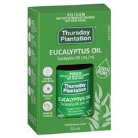 【Thursday Plantation 星期四農莊】尤加利精油 50mL 有效日期 2026.04 100% Pure Eucalyptus Oil 50mL