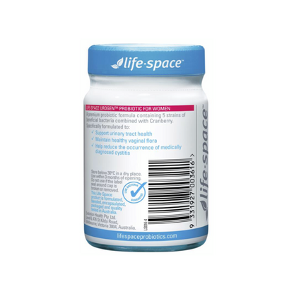 預購【Life Space】女性益生菌-添加蔓越莓 60顆 Urogen Probiotic For Women 60 Capsules