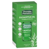 【Thursday Plantation 星期四農莊】尤加利精油 200mL 有效日期 2026.05 100% Pure Eucalyptus Oil 200mL