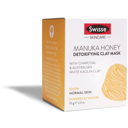 【Swisse】 麥蘆卡蜂蜜深層清潔面膜 70g 有效日期 2026.09 Skincare Manuka Honey Detoxifying Clay Mask 70g