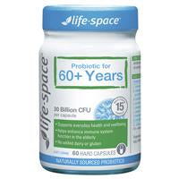 預購【Life Space】60歲以上長者益生菌 60顆 Probiotic For 60+ Years 60 Capsules